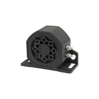 12V - 24V কার রিভার্স হর্ন আইপি 67 ট্রাক রিভার্সিং অ্যালার্ম স্টেইনলেস স্টীল মাউন্টিং ক্রেট সহ কালো