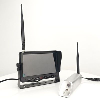 2412MHz - 2484MHz ফর্কলিফ্ট ওয়্যারলেস ক্যামেরা সিস্টেম 7 ইঞ্চি ওয়্যারলেস রিয়ার ভিউ ক্যামেরা