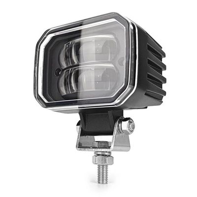10V - 80V ফোর্কলিফ্ট রেড জোন লাইট 30W LED ফোর্কলিফ্ট সুরক্ষা লাইট ব্র্যাকেট স্টেইনলেস স্টীল সহ