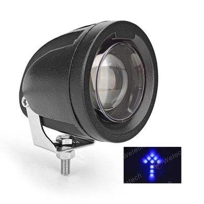 নিরাপত্তা এবং স্থায়িত্বের জন্য স্টেইনলেস স্টীল মাউন্টিং ব্র্যাকেটের সাথে ব্লু অ্যারো ফোর্কল্ট সতর্কতা আলো