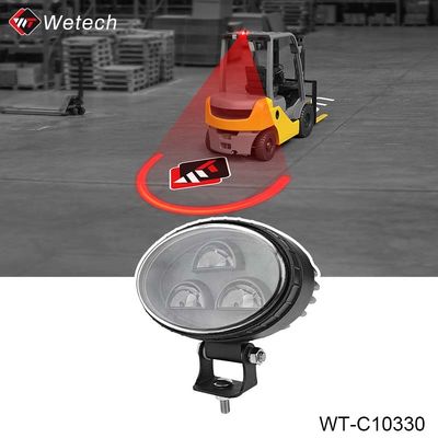 আইপি 67 ফর্কলিফ্ট আর্ক লাইট 30W ফর্ক ট্রাক লাইট 10V - 80V পথচারী নিরাপত্তা এবং ফর্কলিফ্ট জোনের জন্য