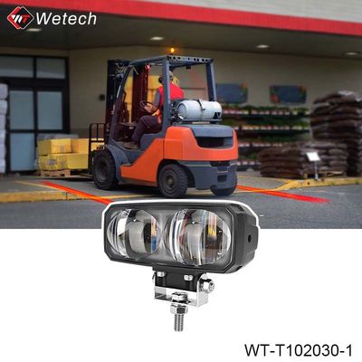 উচ্চ উজ্জ্বলতা ফোর্কলিফ্ট রেড জোন লাইট 30W LED ফোর্কলিফ্ট লাইট জলরোধী