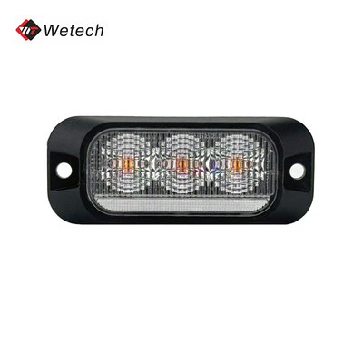 IP67 ফ্ল্যাশ স্ট্রোব অ্যাম্বার এলইডি লাইট 12V 24V ট্রাক স্ট্রোব লাইট