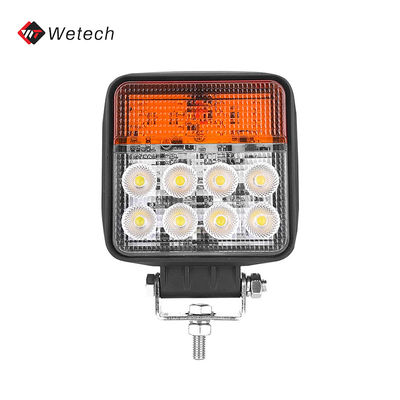 জলরোধী 12V 24V ডিসি 24W LED ওয়ার্কিং লাইট ফ্লাড বিম উইথ টার্ন সিগন্যাল