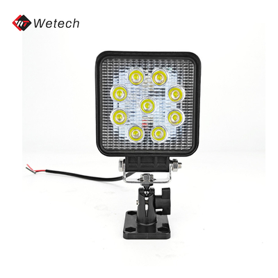 ডিসি 12V 24V 27W ট্র্যাক্টর ফর্কলিফ্ট এলইডি ওয়ার্কিং লাইট এলইডি হেডলাইট