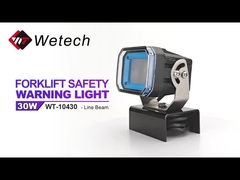 WT-10460 ফর্কলিফ্ট ব্লু সেফটি লাইট 60W ফর্কলিফ্ট ল্যাম্প কাস্টমাইজড