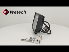 জলরোধী 12V 24V ডিসি 24W LED ওয়ার্কিং লাইট ফ্লাড বিম