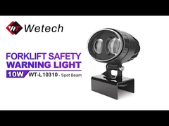 WT-L10310 10V - 80V নীল LED স্পট লাইট IP67 ট্রাক স্পট লাইট স্টেইনলেস স্টিল মাউন্টিং ব্র্যাকেট সহ