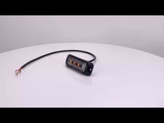 WT-TC10912-2 সাইড ফ্ল্যাশিং 12V - 24V LED স্ট্রোব সতর্কতা লাইট IP67 স্ট্রোব লাইট যানবাহনের জন্য