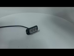 WT-T10909 IP67 ফ্ল্যাশ স্ট্রোব অ্যাম্বার এলইডি লাইট 12V 24V ট্রাক স্ট্রোব লাইট